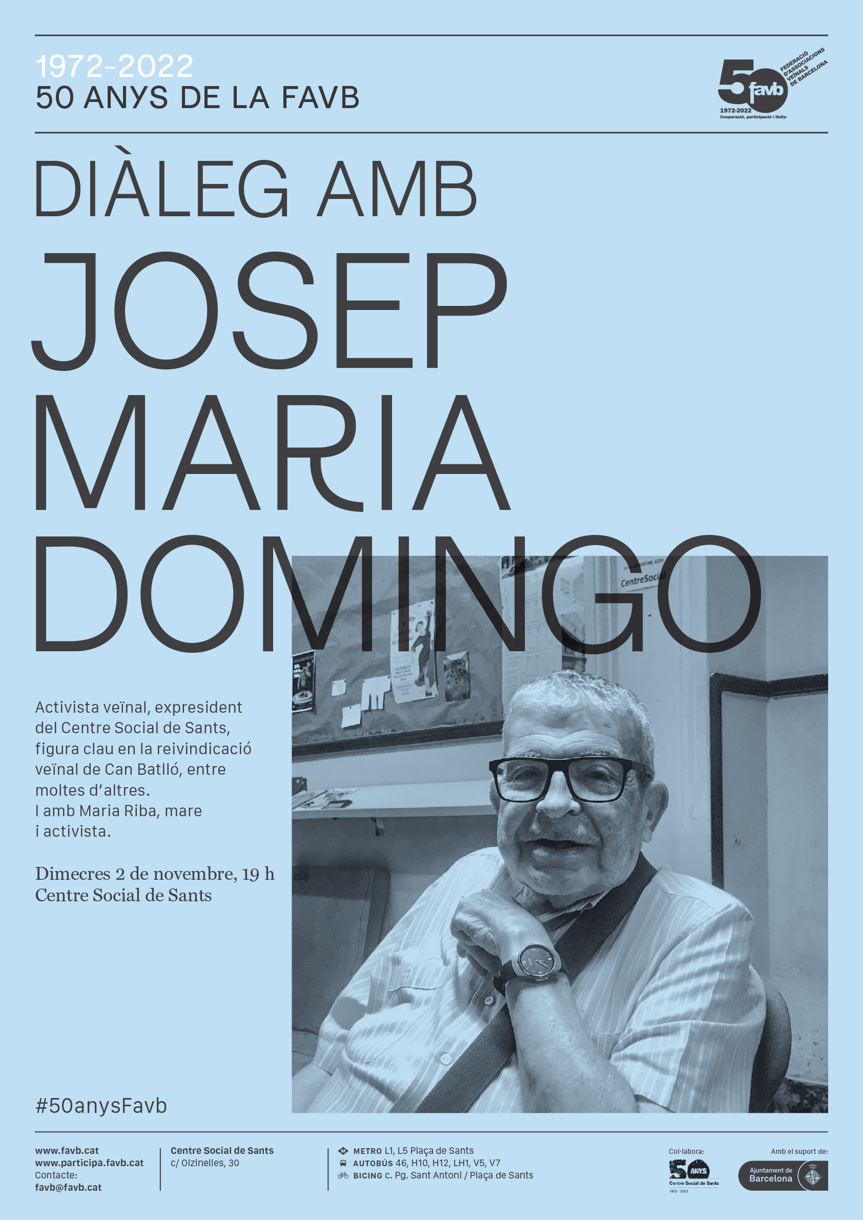 Diàleg amb Josep Maria Domingo